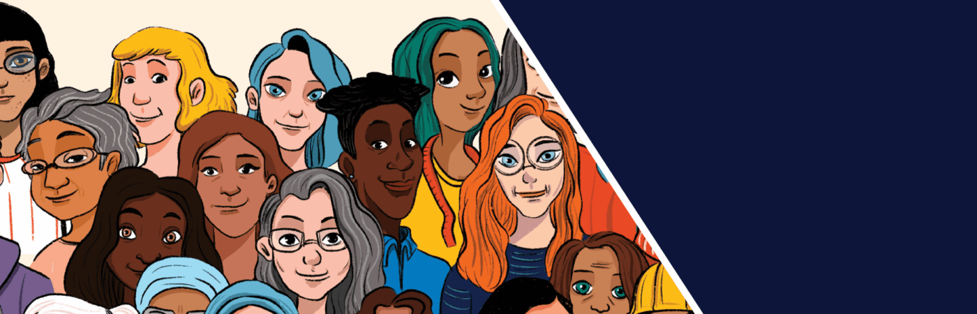 A banner image that contains illustrations of women in a variety of careers from the career book - You Can Make It.